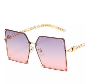 Tea Pink color lense Sunglasses